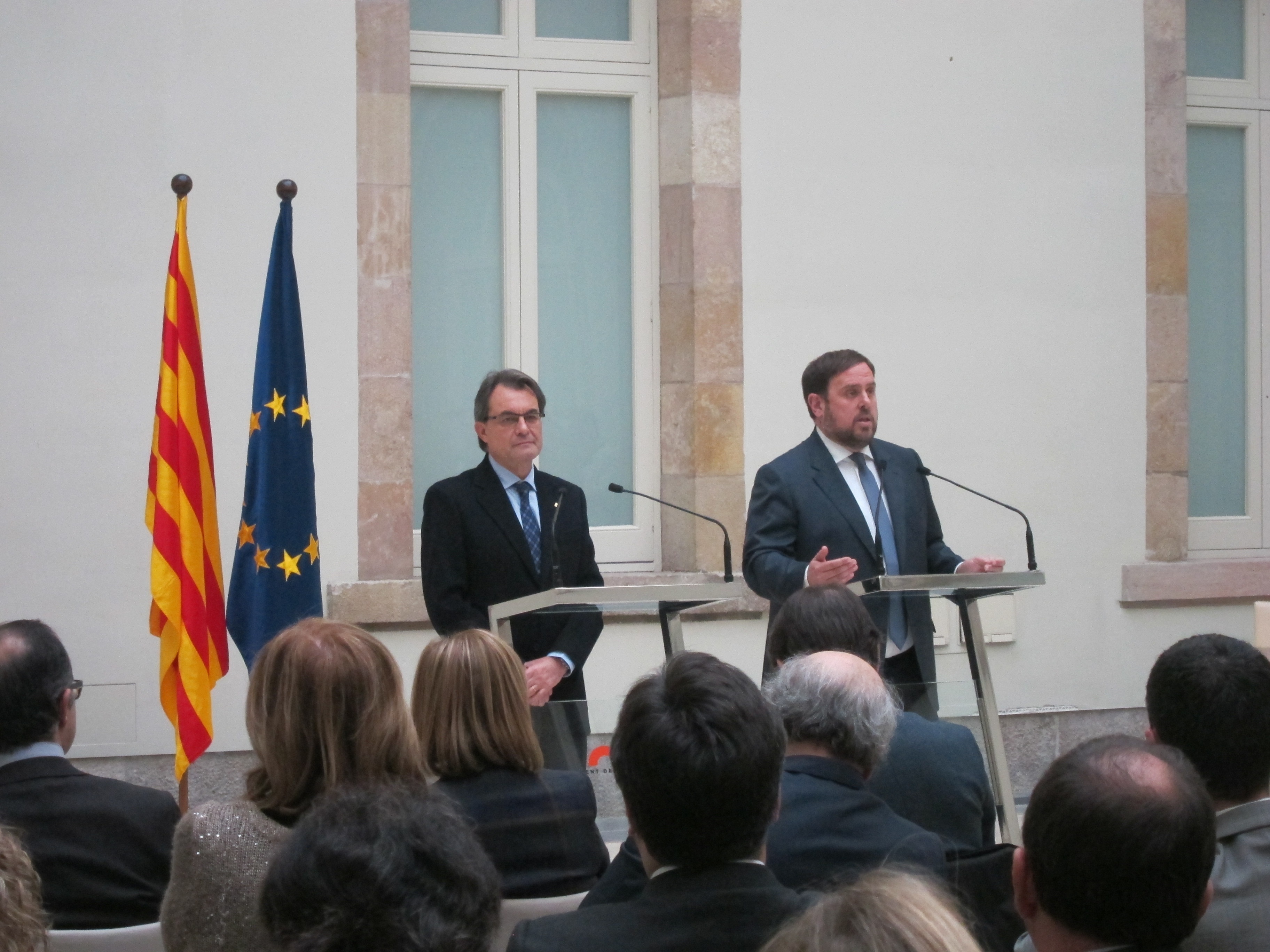 Junqueras defiende que Catalunya «busque su camino» si el Estado ignora el clamor popular