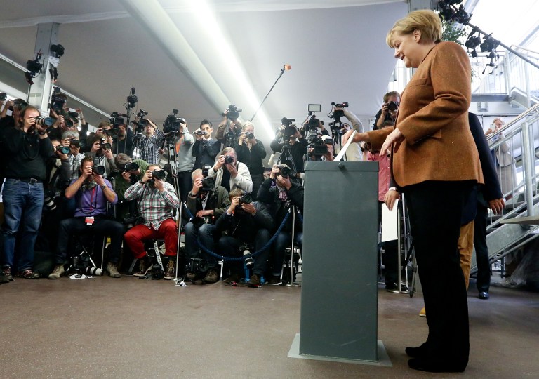 Merkel, exultante: «Ha sido un resultado buenísimo»