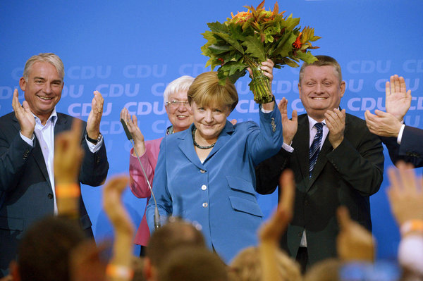 Primera toma de contacto de Merkel con el SPD para una posible coalición
