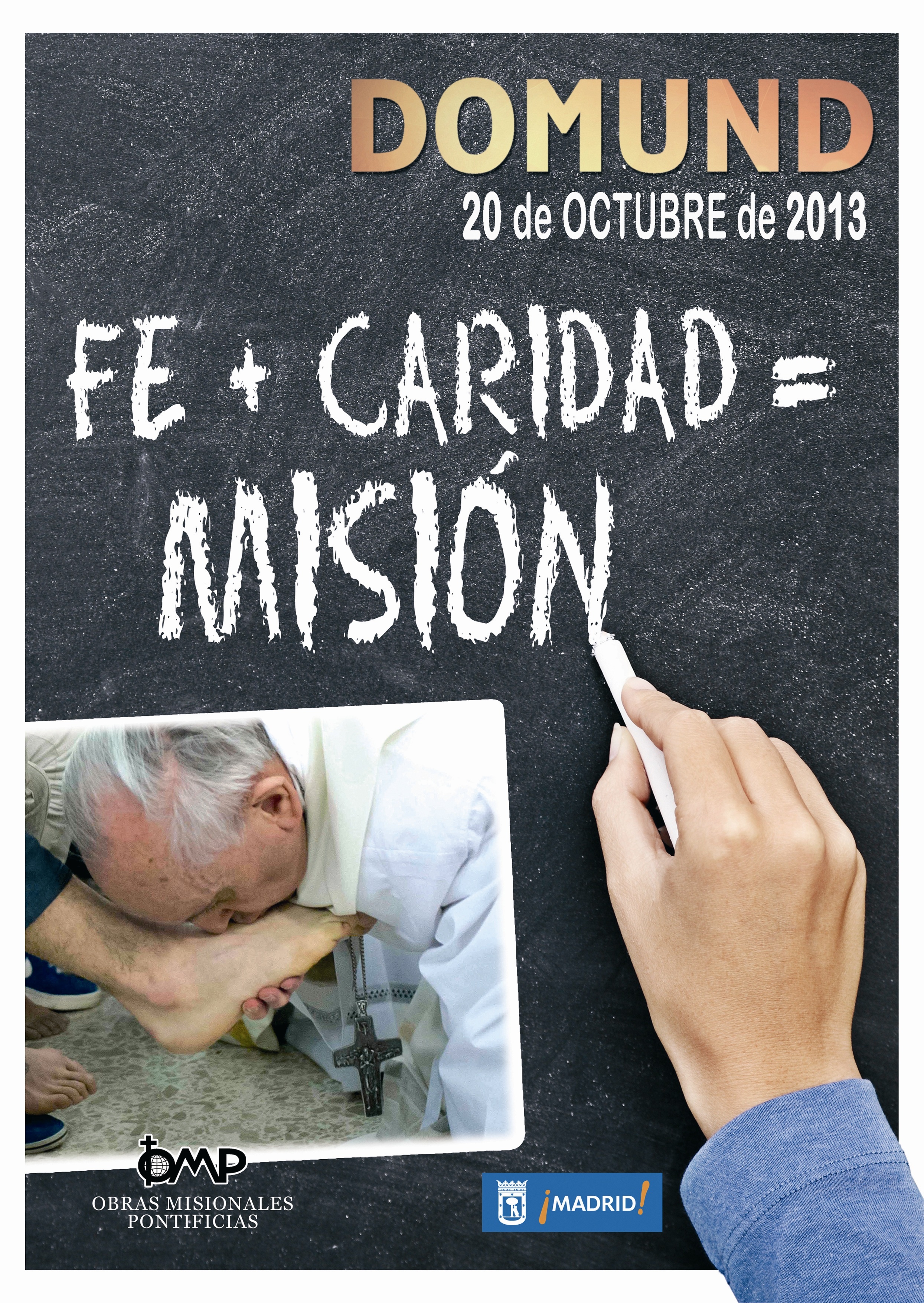 La Iglesia celebra este domingo el día del Domund bajo el lema de »Fe + Caridad = Misión»