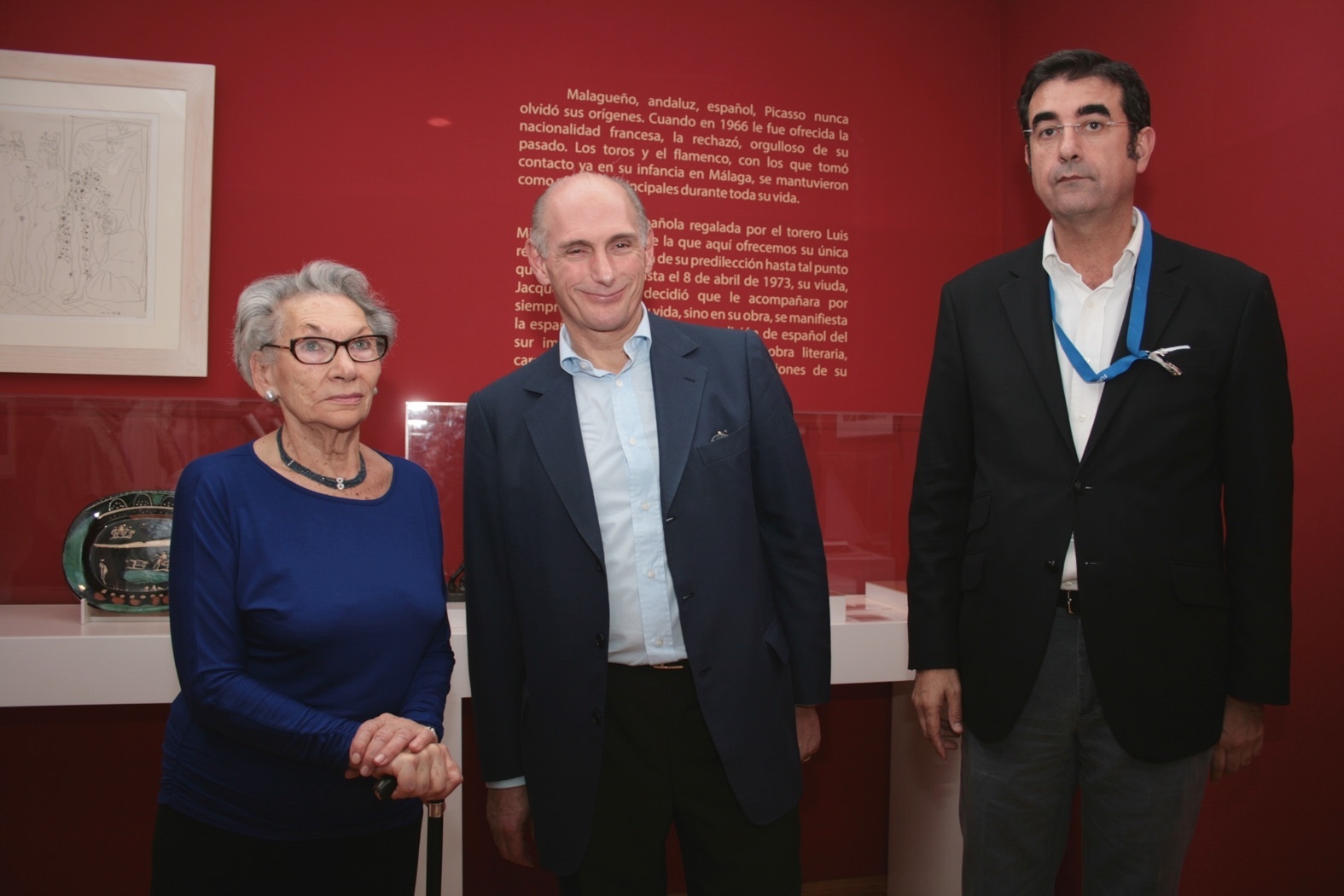 Christine y Bernard Ruiz-Picasso visitan la Casa Natal y aplauden la línea de «excelencia» seguida
