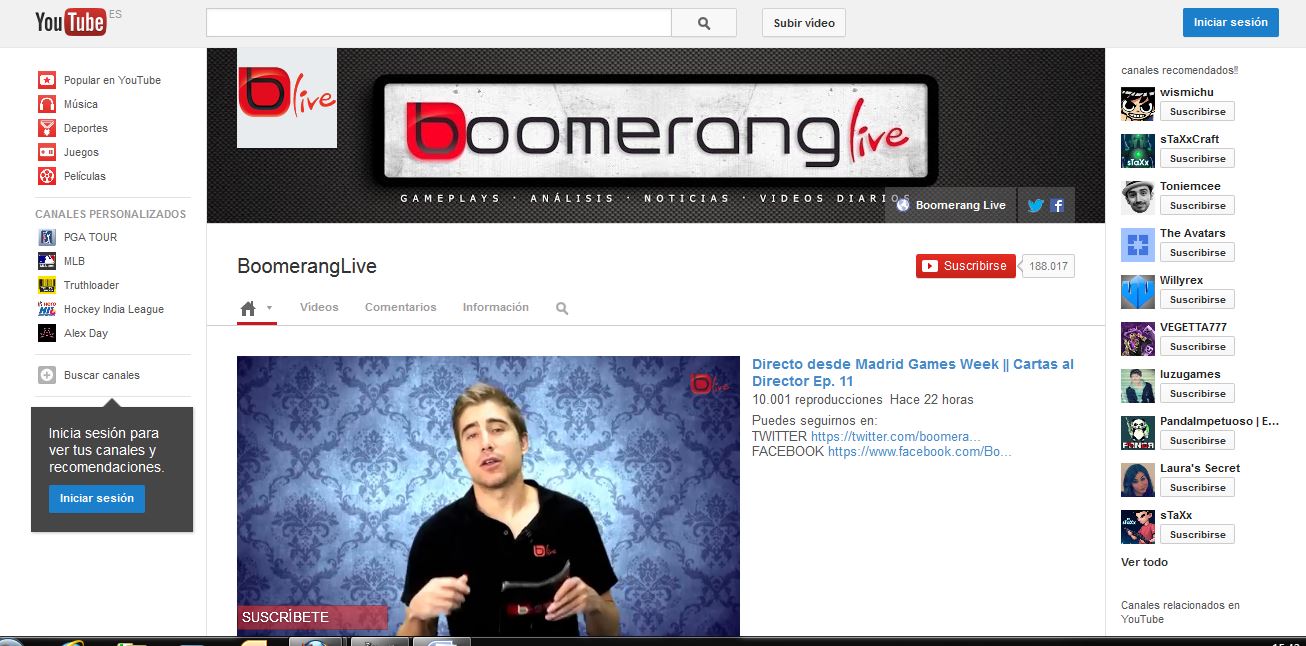 Boomerang TV se lanza a la conquista de YouTube con Boomerang Live