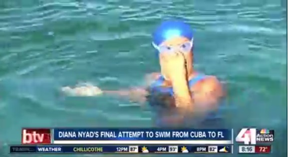 Una estadounidense de 64 años logra llegar nadando a Florida desde Cuba