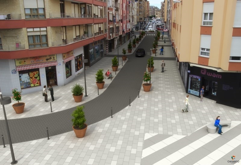 A concurso la regeneración urbana de las calles de Eulogio Fernández Barros y Constitución