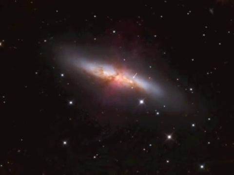 La supernova descubierta SN2014J solo se puede ver con telescopios