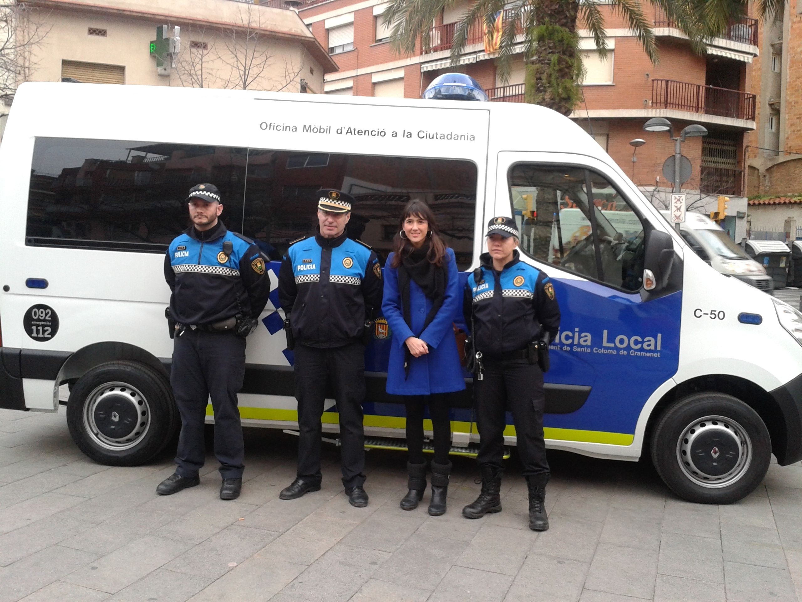 La Policía Local de Santa Coloma de Gramenet estrena una comisaría móvil