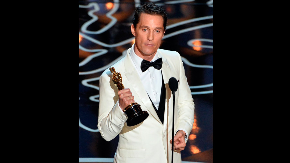 Matthew McConaughey gana el Oscar a Mejor Actor por »Dallas Buyers Club»