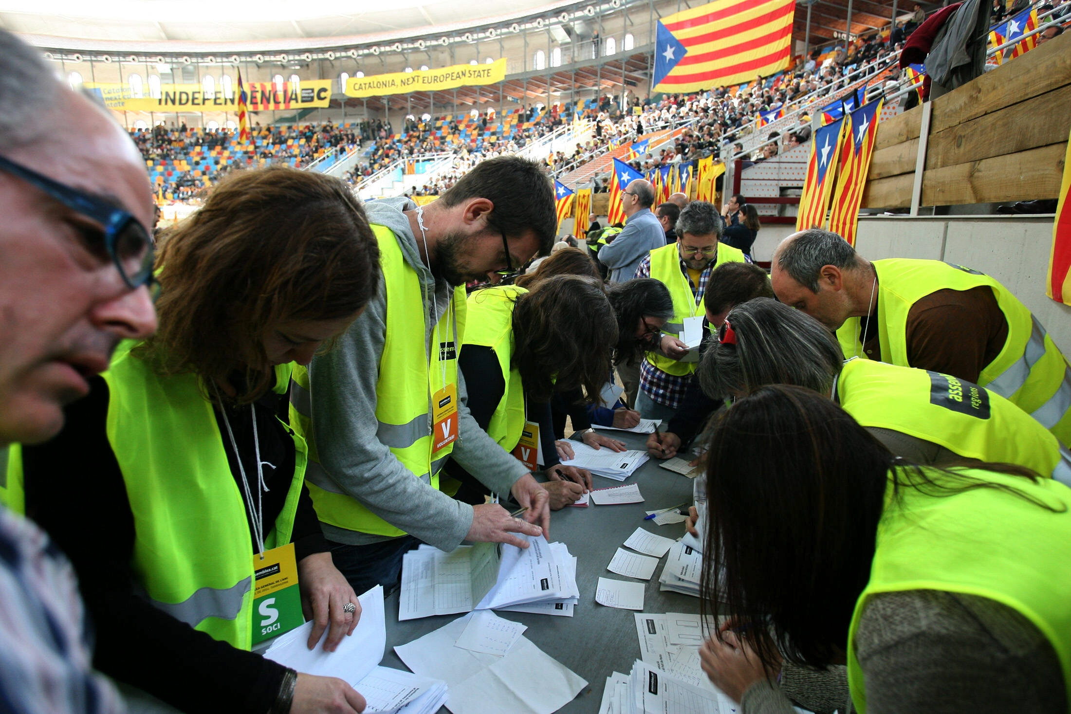 Las Asamblea Nacional Catalana contempla cuatro escenarios en el proceso hacia la independencia