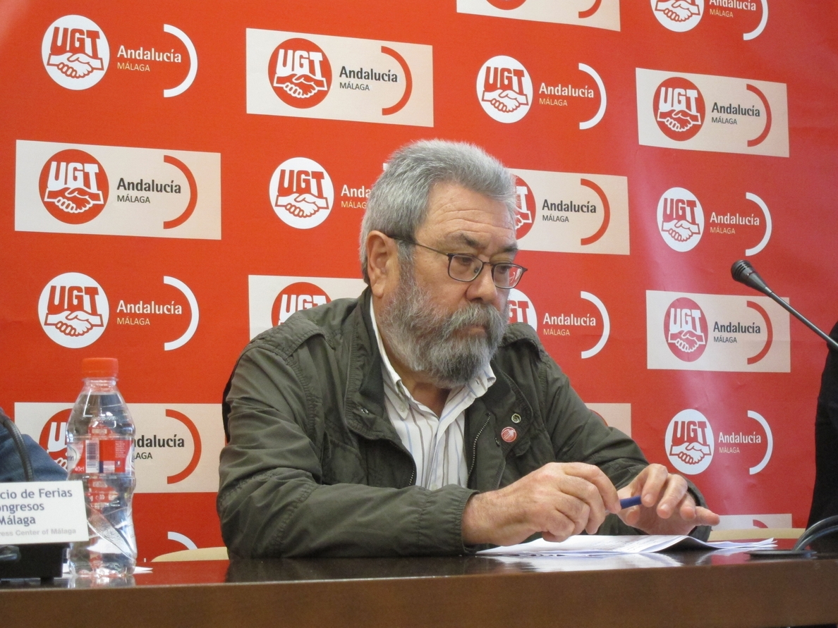 Méndez (UGT) afirma que PSOE e IU deben «buscar fórmulas de entendimiento» para mantener el Gobierno andaluz