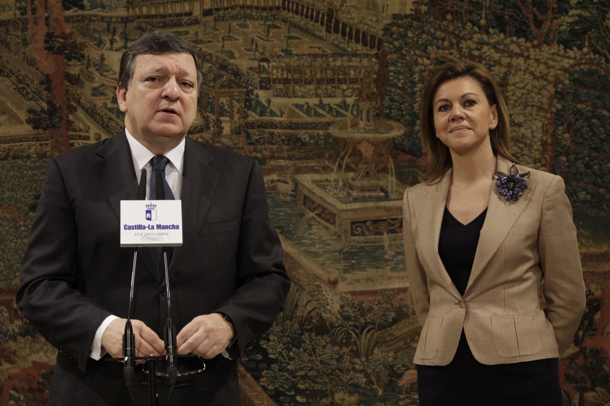 Barroso dice que CLM «está en mejor condición de seguir el camino» y felicita a Cospedal por su «valentía» reformista