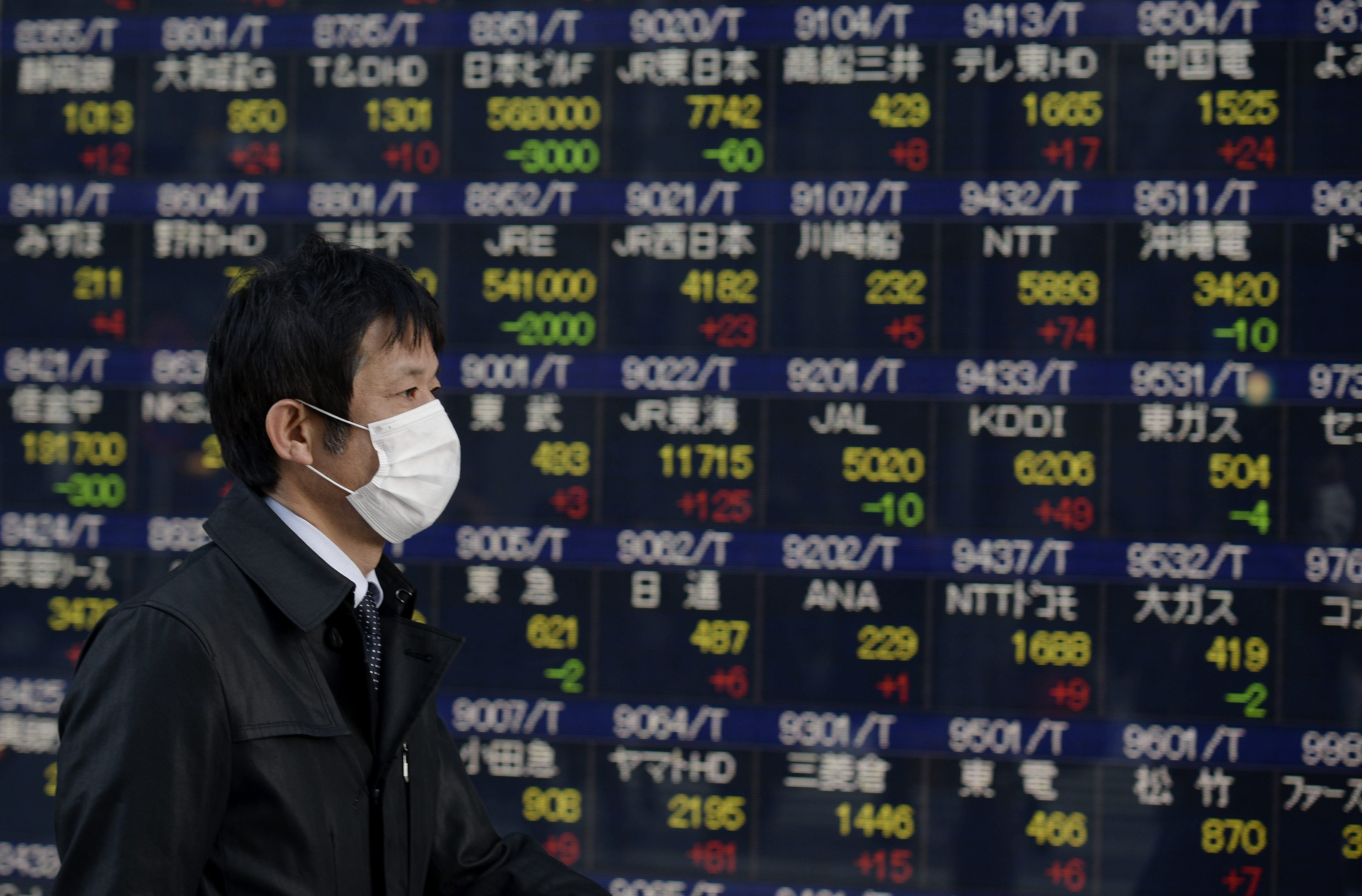 El Nikkei pierde casi un 2,5 por ciento arrastrado por el yen y Wall Street