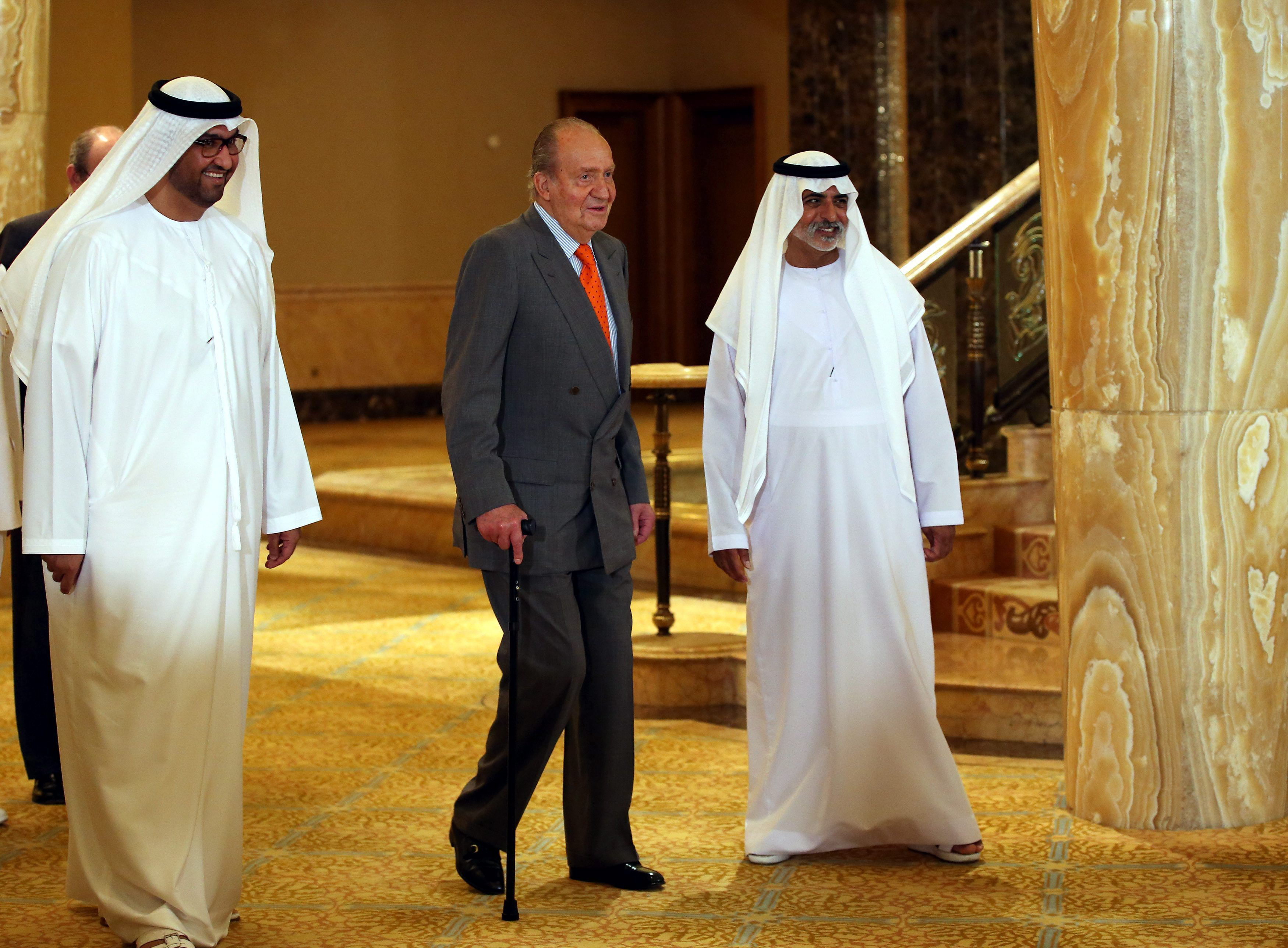 El Rey de España visita el ambicioso proyecto de ciudad financiera de Abu Dabi