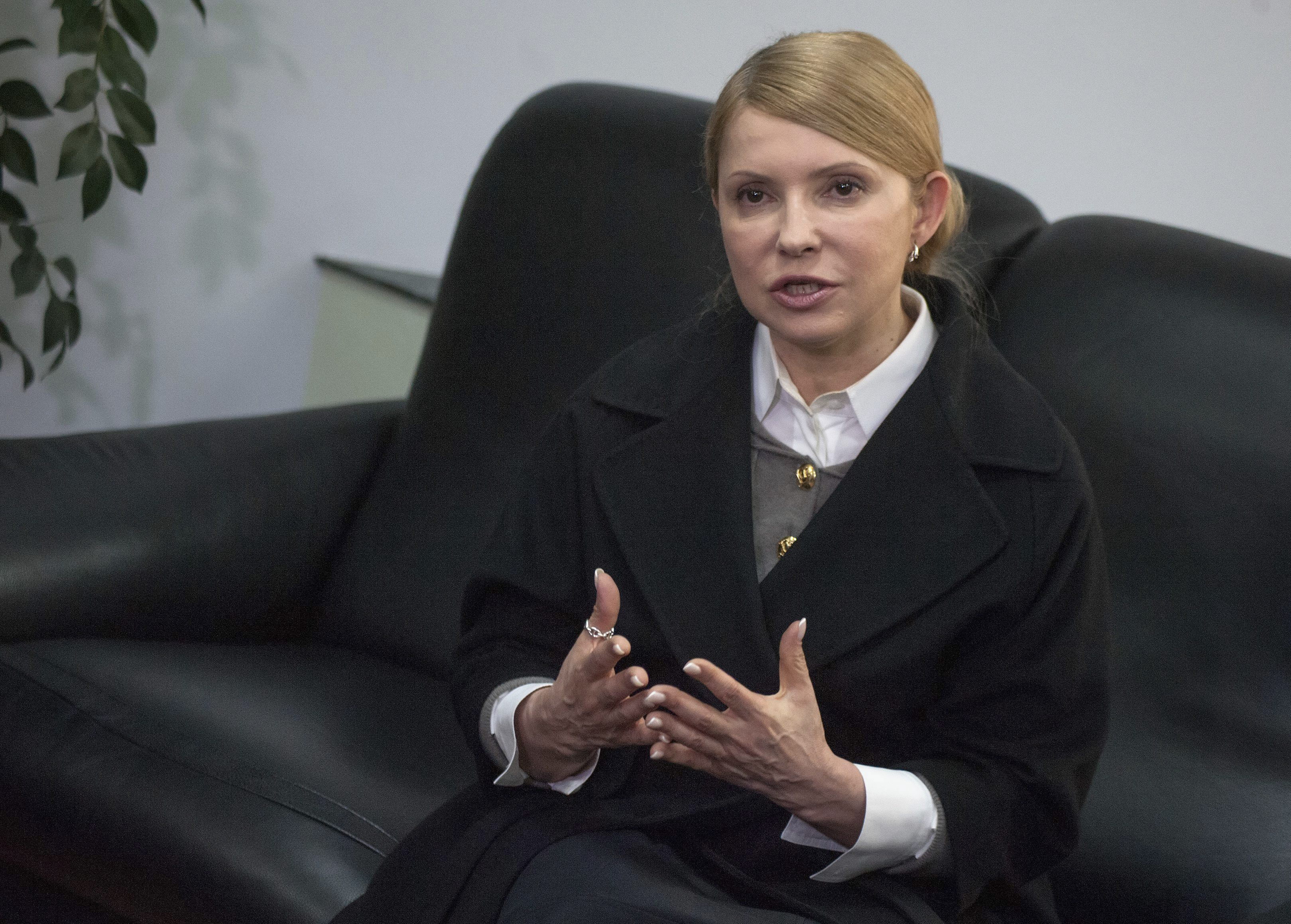 Timoshenko pide al Congreso de Estados Unidos que apoye militarmente a Ucrania