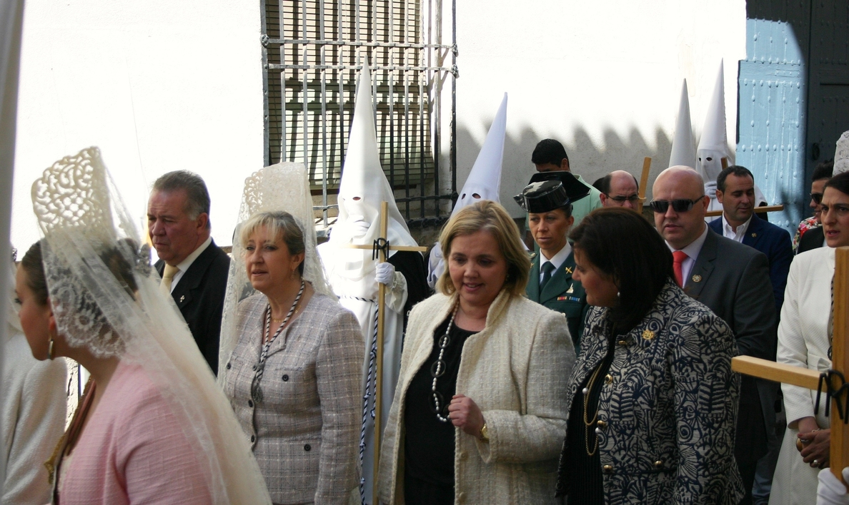 S.Novillo asiste a la procesión del Domingo de Resurrección en Ocaña (Toledo)