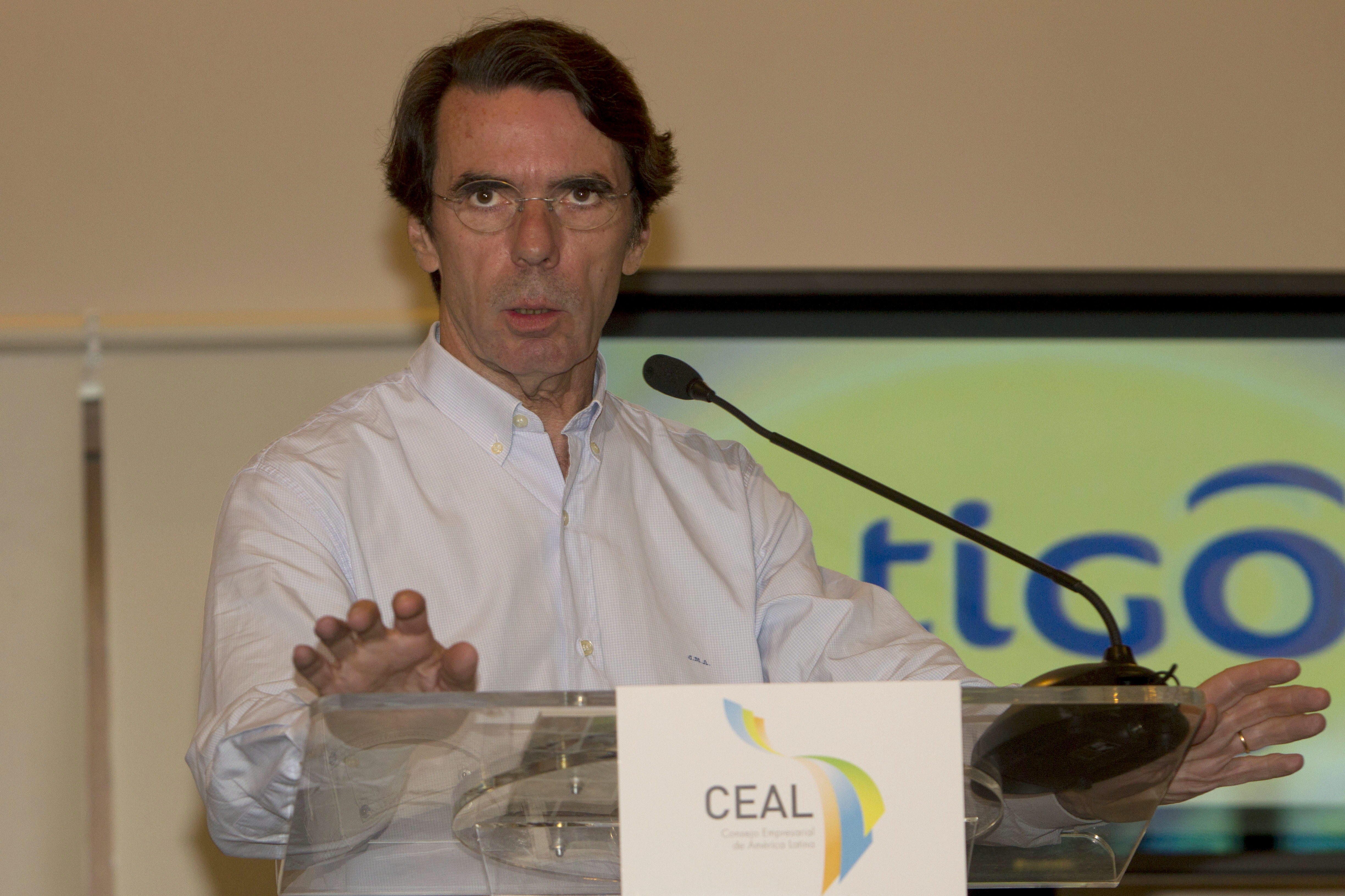 Aznar no participará en la campaña electoral del PP para las europeas