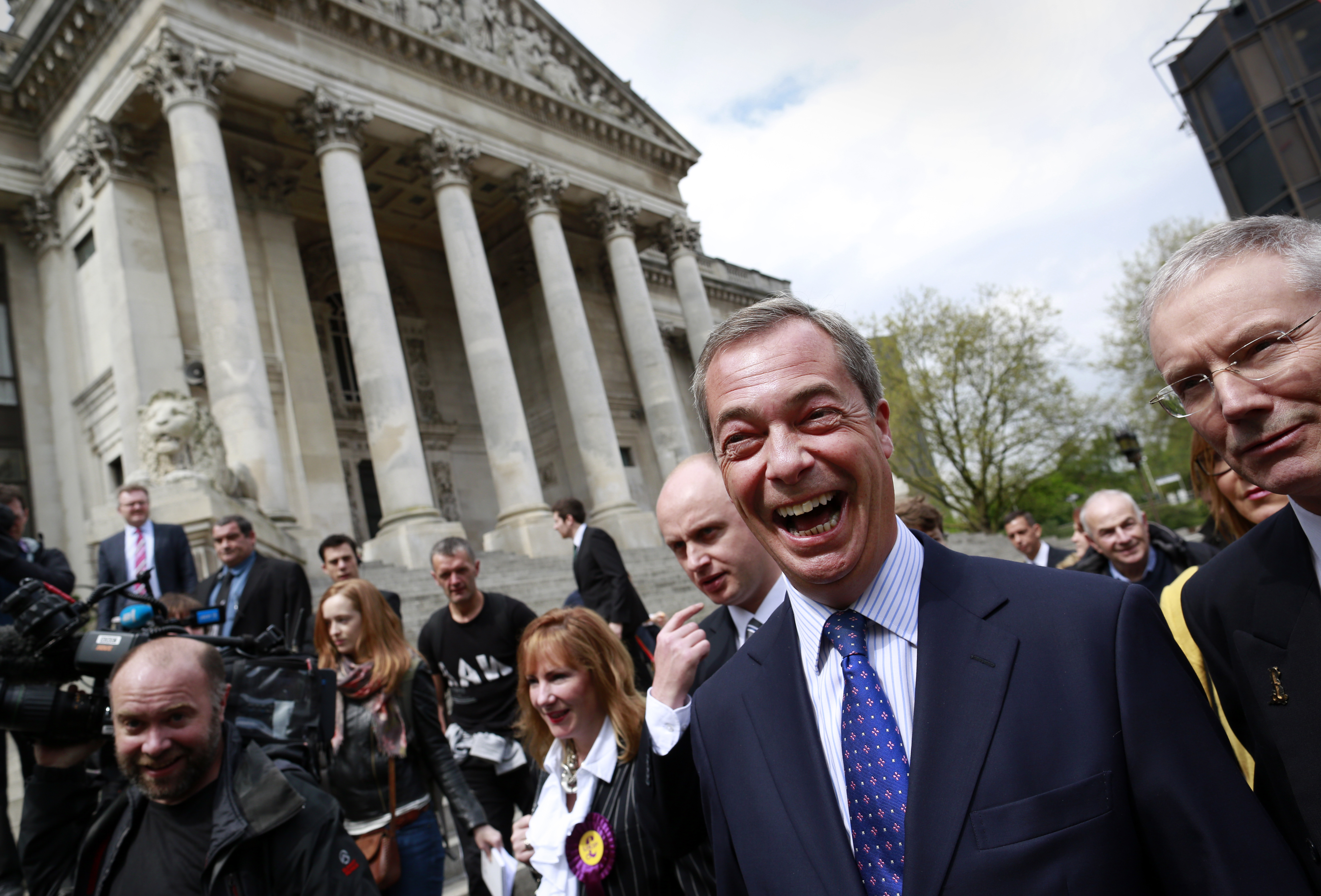El euroescéptico UKIP, favorito en las europeas en Reino Unido