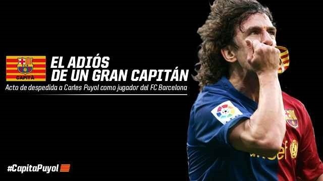 El FC Barcelona homenajea al capitán Puyol el próximo jueves en su adiós tras 15 temporadas