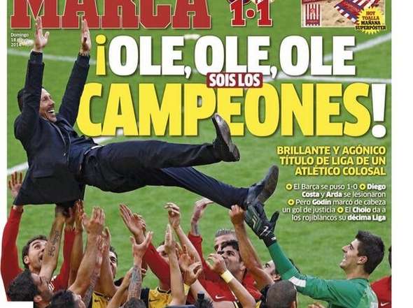 La prensa española se rinde al Atlético y al »Cholo»
