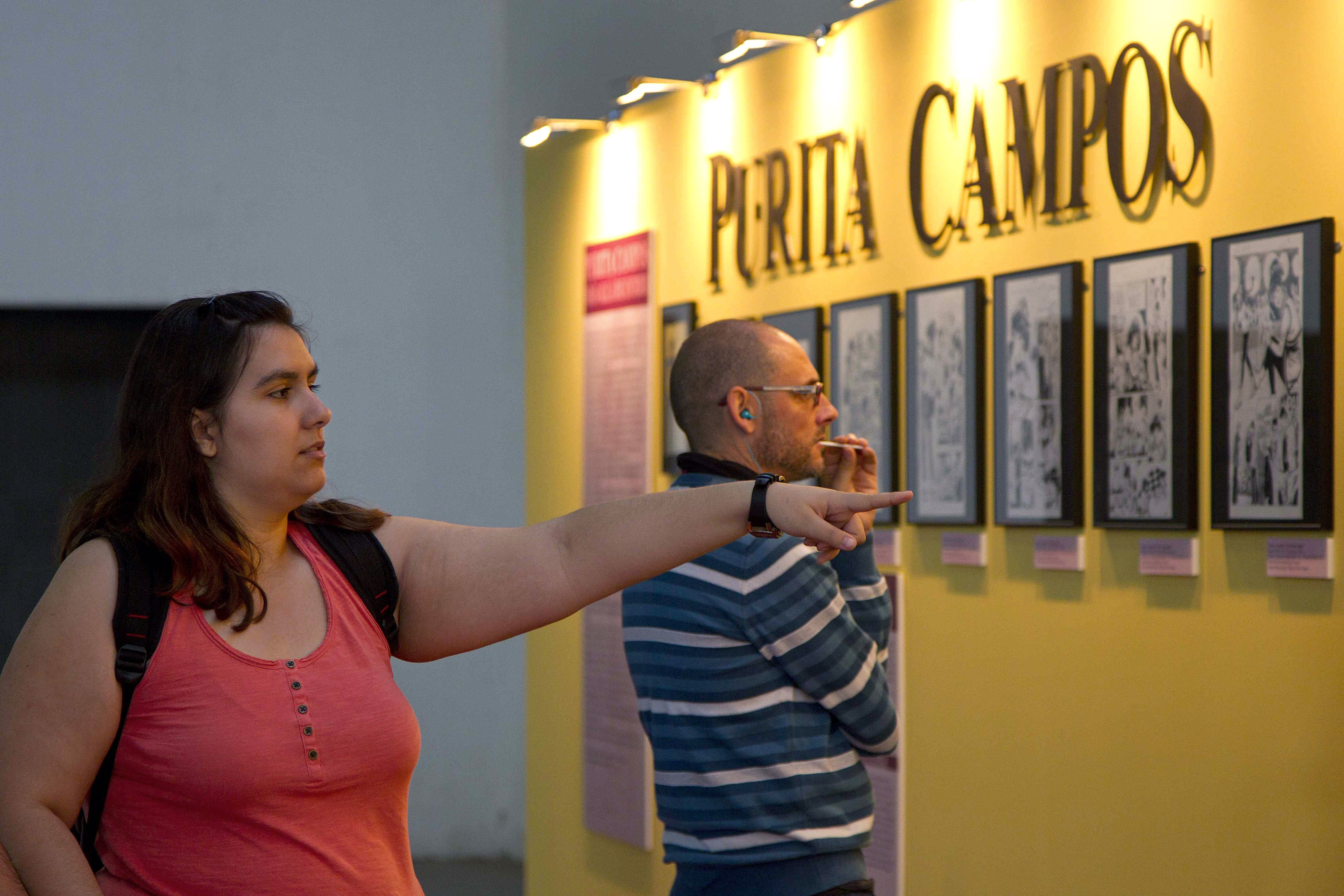 Purita Campos, creadora de Esther, dice que la exposición llega tarde porque es mujer