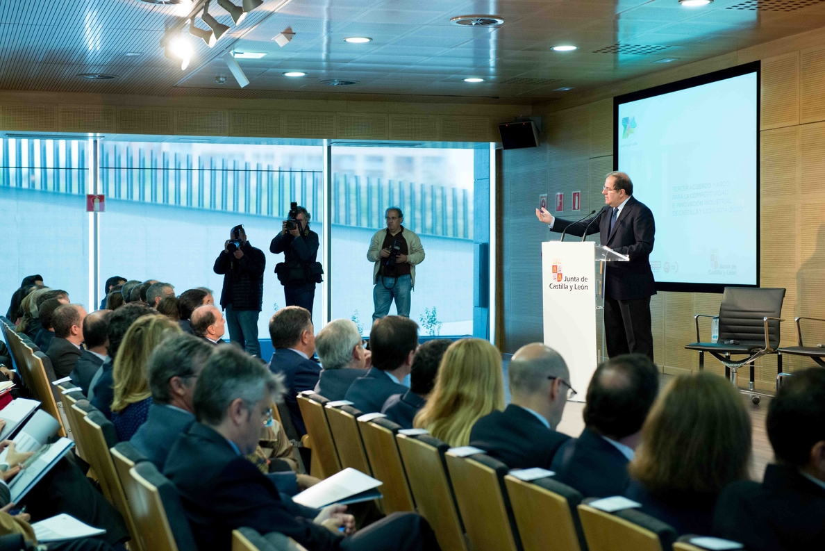 Herrera busca «reverdecer» la industria de CyL con el III Acuerdo para la Competitividad dotado de 475 millones en 2014