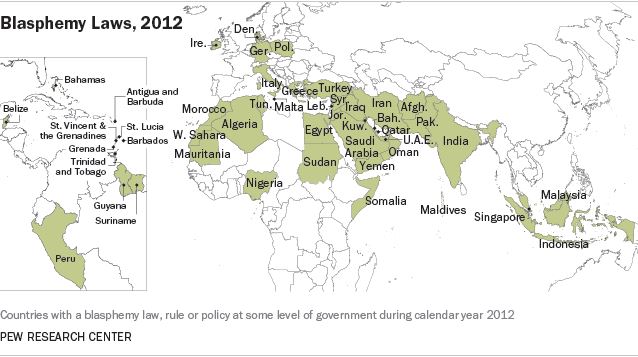 Doce países castigan con la pena de muerte cambiar de religión