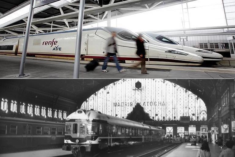 Del ferrocarril al AVE, la evolución del tren en España