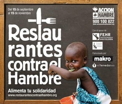 Los restaurantes se unen para luchar contra la desnutrición infantil