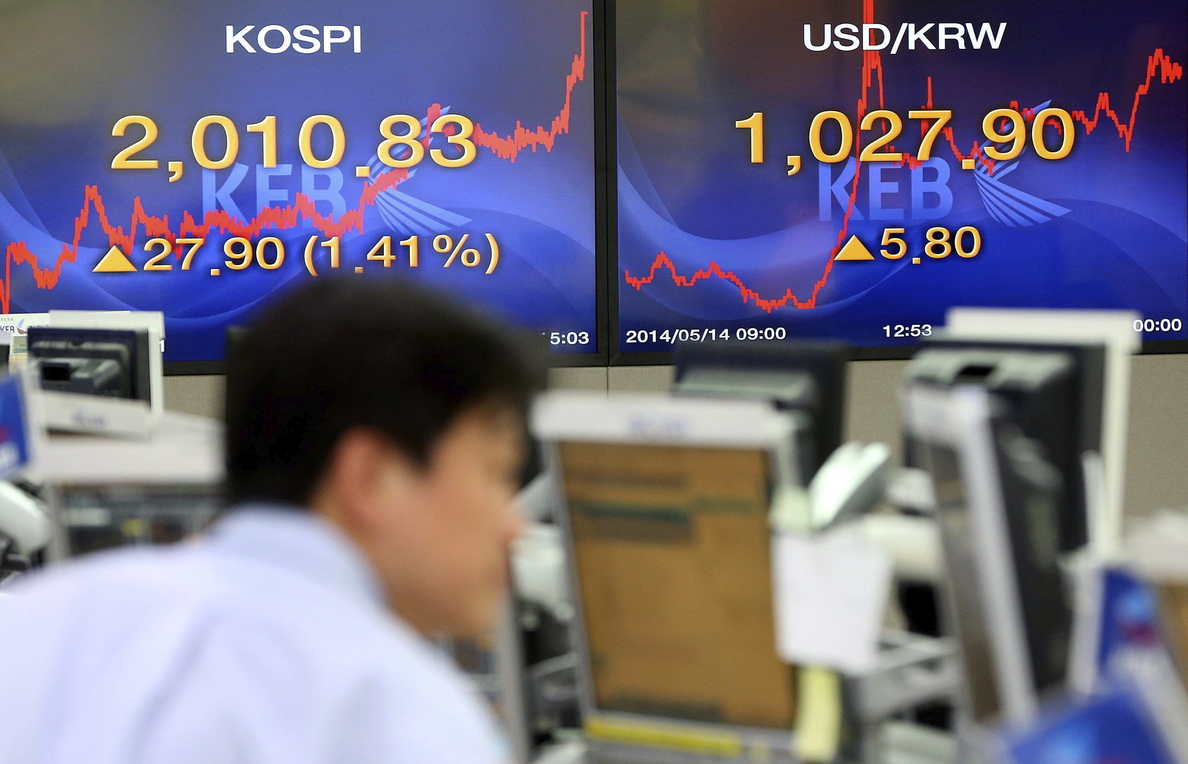 El Kospi surcoreano sube un 0,20 por ciento hasta los 2.004,63 puntos