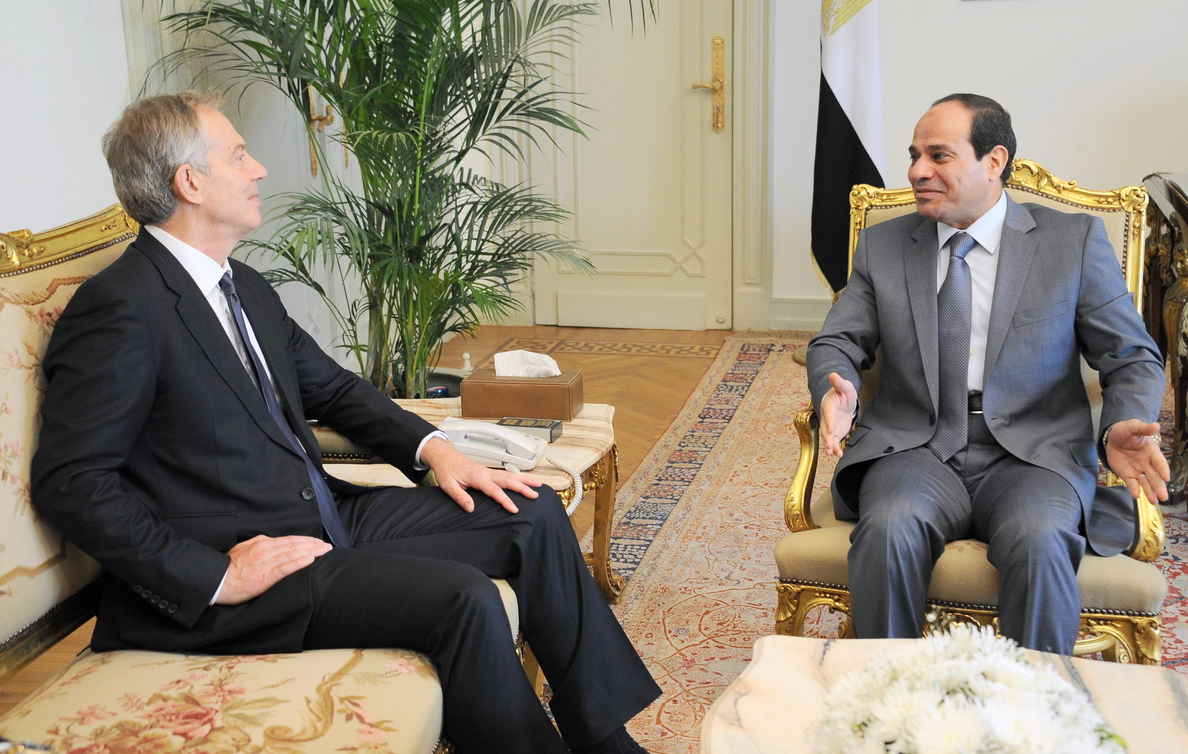 Al Sisi advierte a Blair sobre los riesgos de la ofensiva israelí en Gaza
