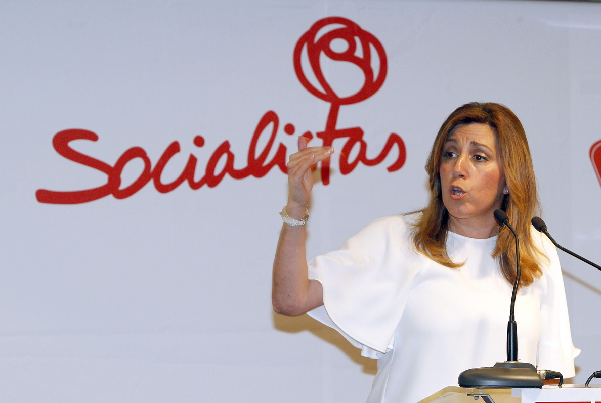 La sombra de Susana Díaz planea sobre Ferraz el día que la militancia elige al secretario general