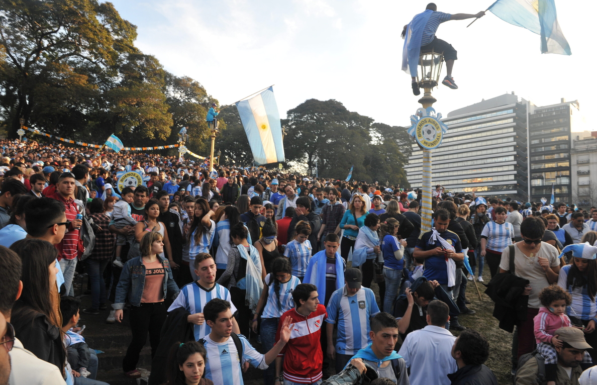 La selección argentina regresa a Buenos Aires tras el Mundial