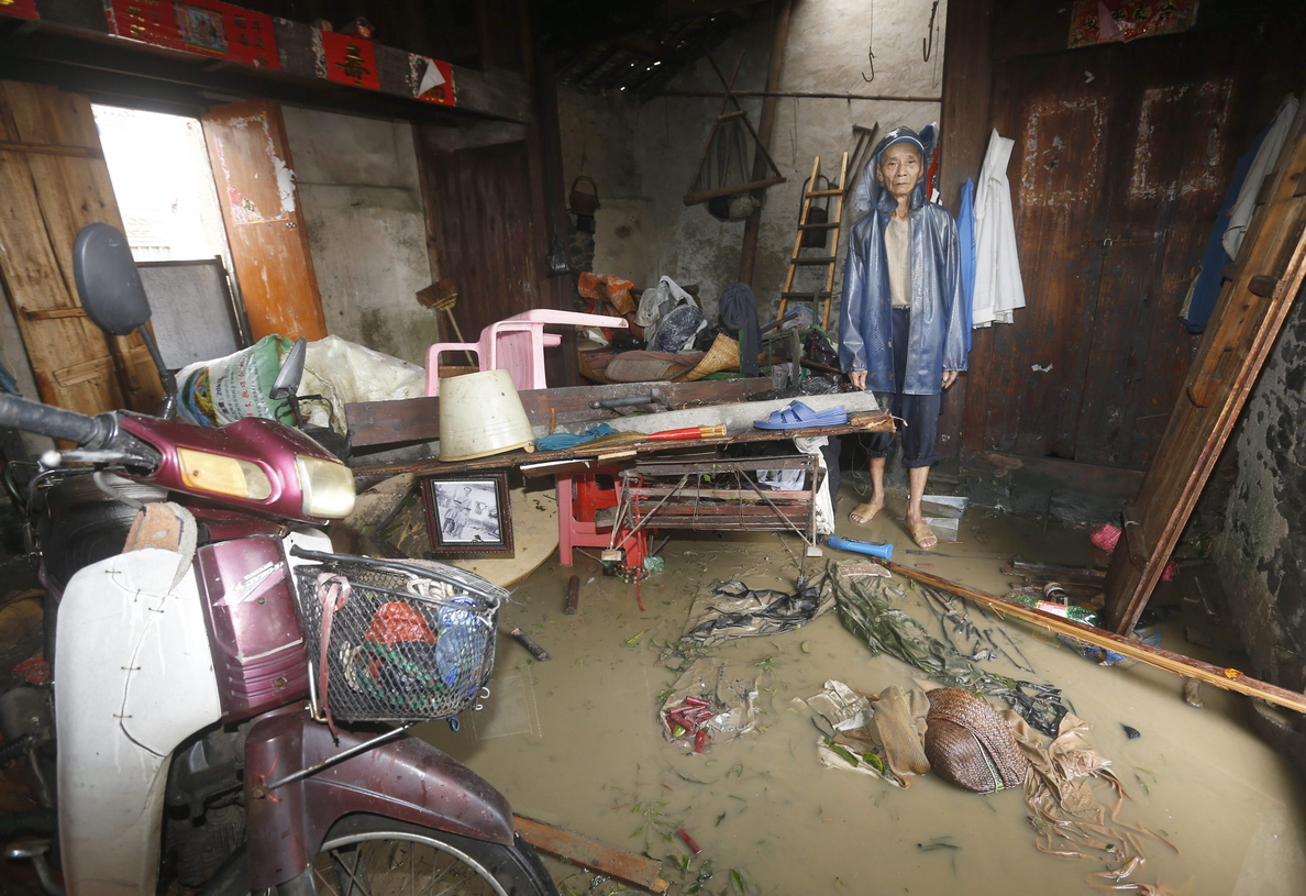 Tifón Rammasun provoca pérdidas en China de más de 4.000 millones de dólares