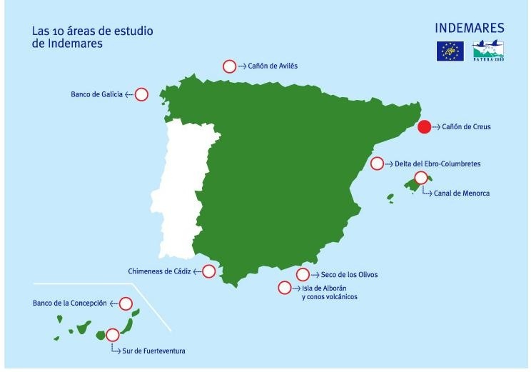 España propone a la UE la declaración de cuatro nuevos espacios marinos como Lugares de Importancia Comunitaria (LIC)