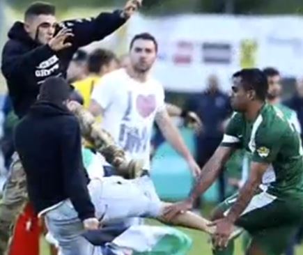 Un grupo de hinchas pro palestinos agredió a jugadores israelíes del Maccabi Haifa