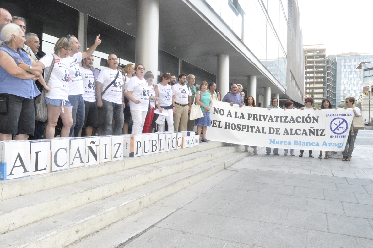 Entregan 10.900 alegaciones contra el estudio de viabilidad del nuevo Hospital de Alcañiz