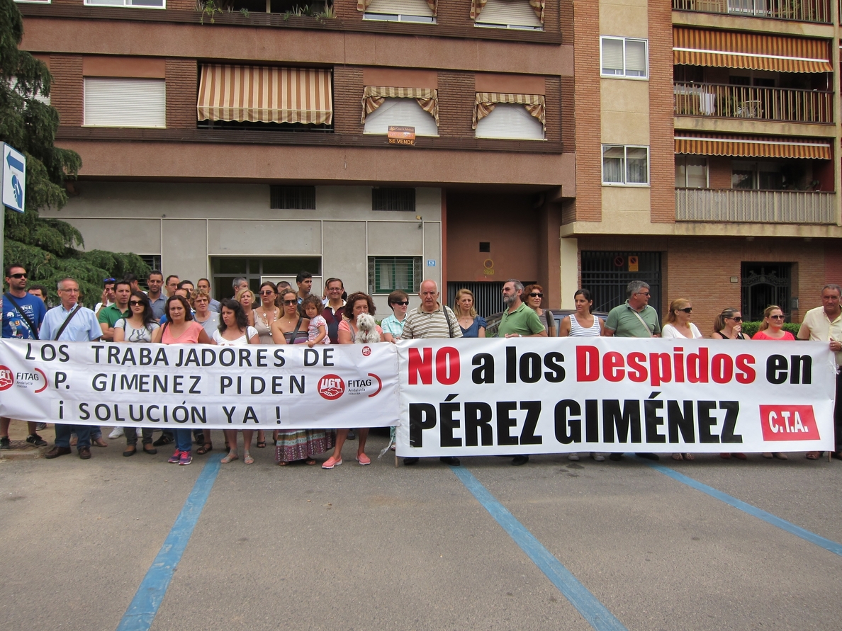 UGT critica la «indefensión» en la que dejan el juez y los administradores a los trabajadores de Pérez Giménez