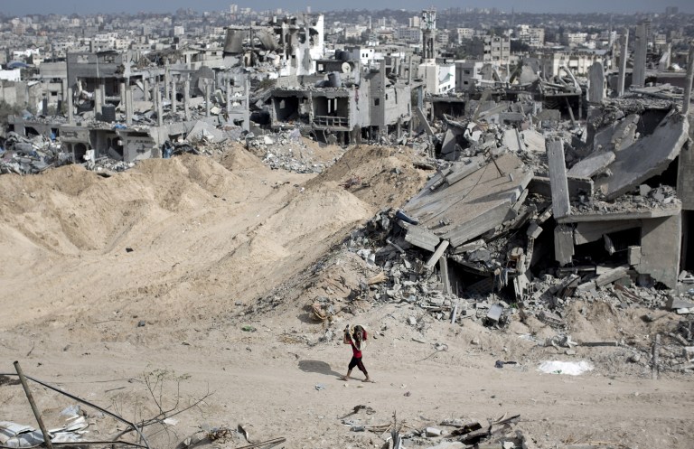 La población en Gaza no tiene luz ni agua durante la paz momentánea de la tregua