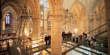 La Catedral de Santa María de Vitoria celebra este viernes una jornada de puertas abiertas para visitar su nave