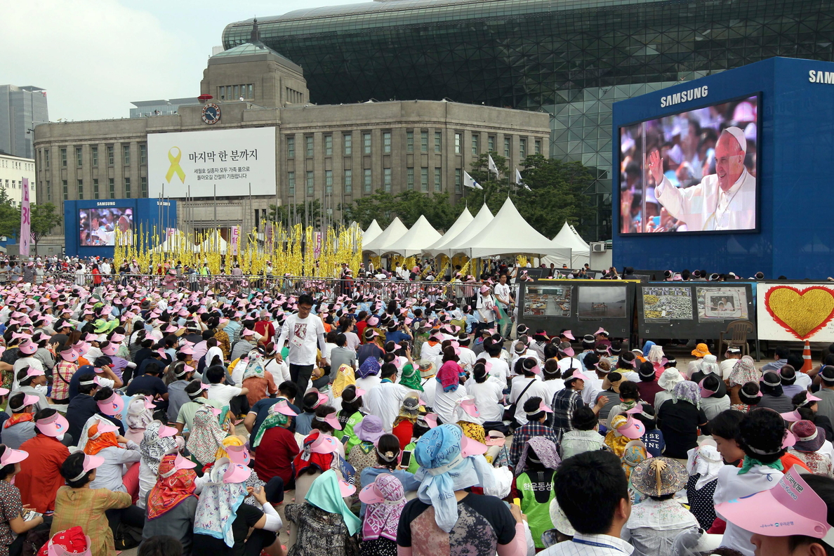 La homilía completa del Papa Francisco en la beatificación de 124 mártires surcoreanos