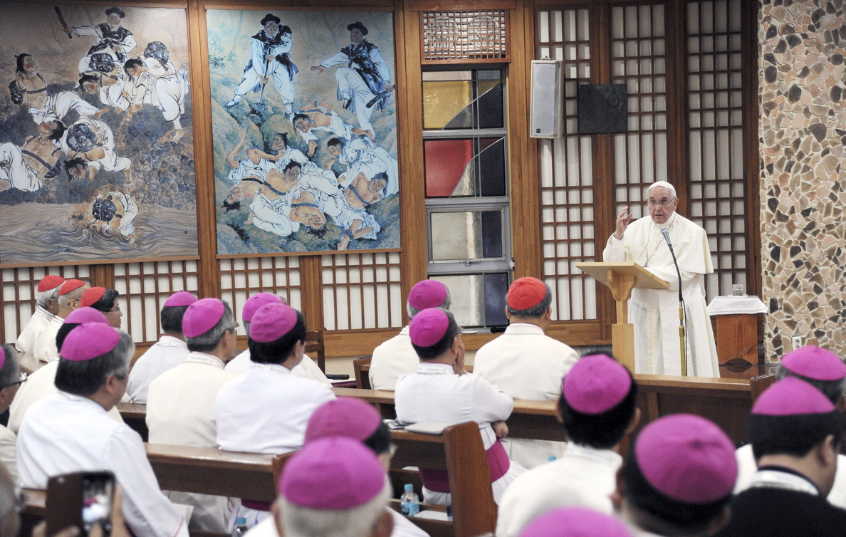 Discurso completo del Papa Francisco en el encuentro con los Obispos en Corea del Sur