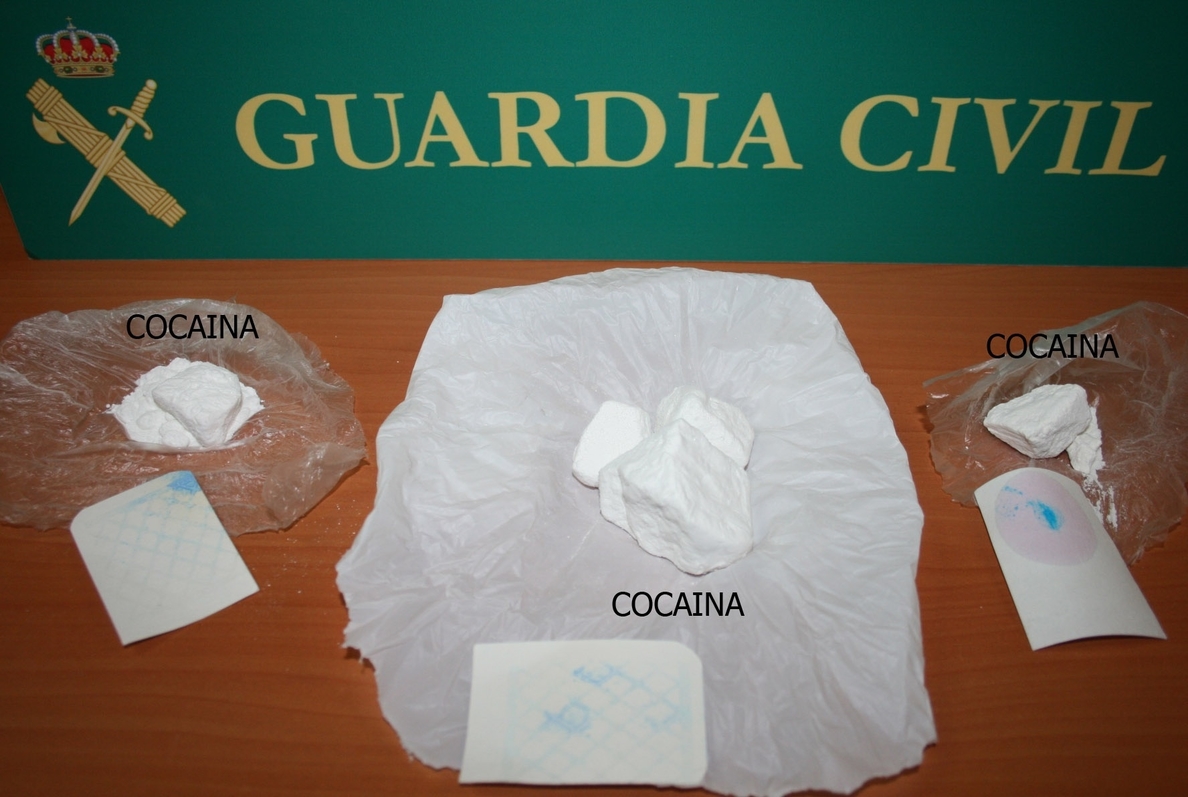 La Guardia Civil de Albacete detiene a dos personas e interviene 58 gramos de cocaína
