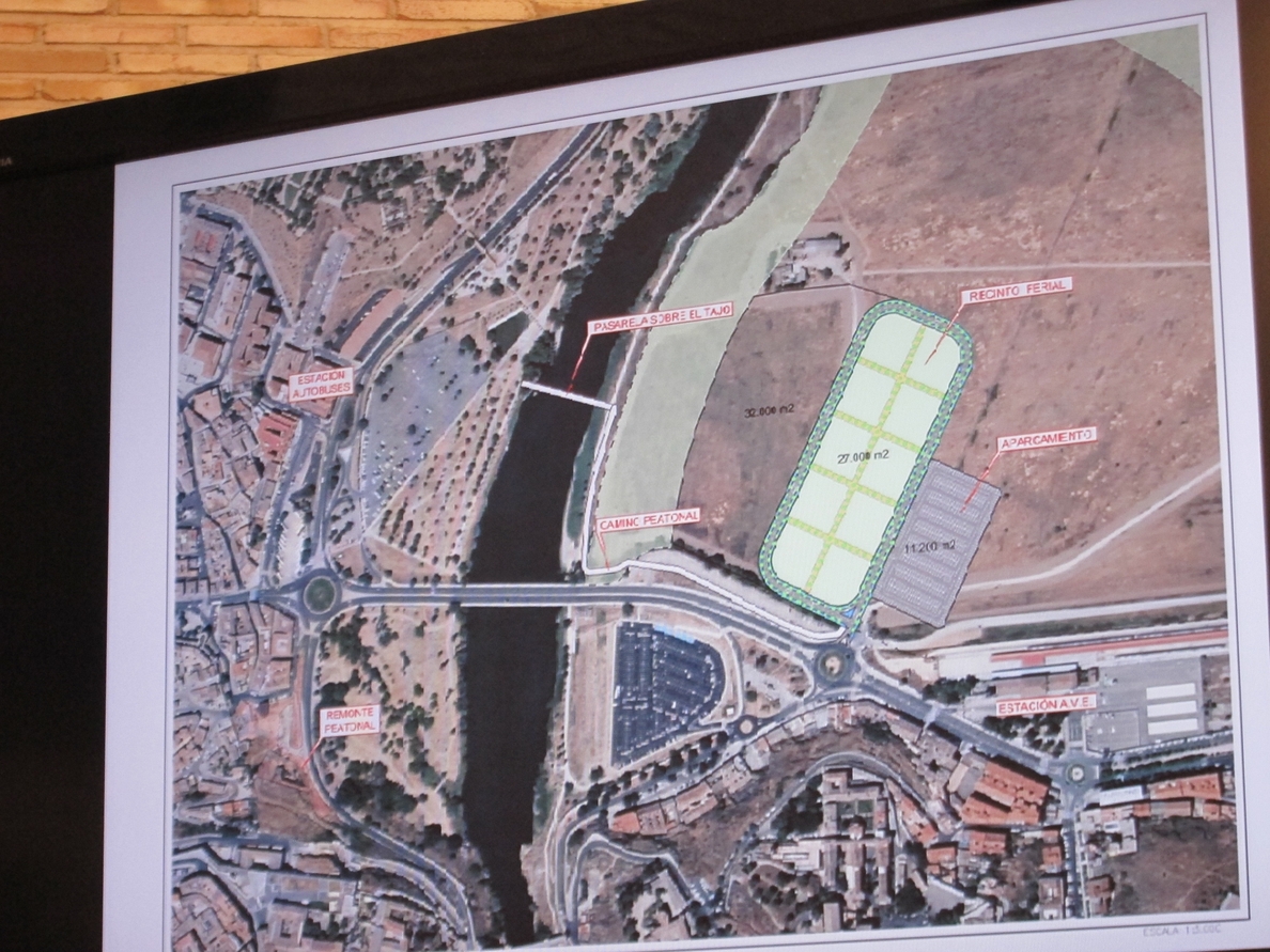 El nuevo ferial de Toledo tendrá 27.000 metros cuadrados, 500 plazas de aparcamiento y zona verde con 300 árboles