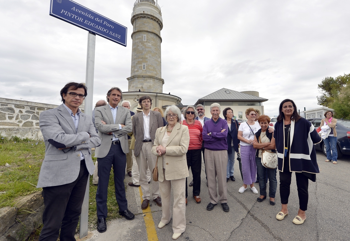 Santander dedica la Avenida del Faro al pintor Eduardo Sanz