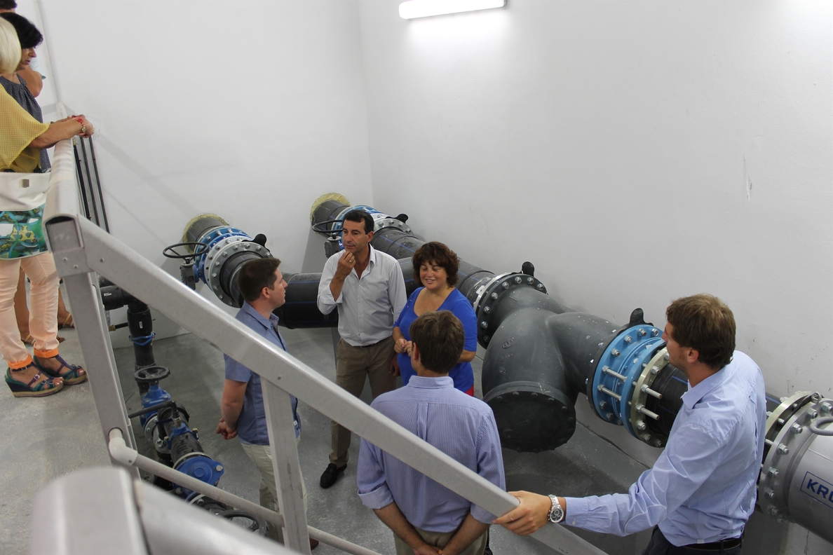 El nuevo depósito de agua potable de Campos dará servicio hasta a 40.000 personas