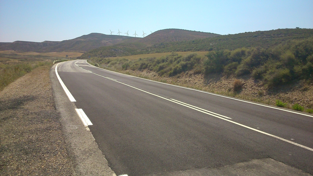 Fomento realiza reparaciones en la carretera NA-125 (Tudela-Ejea de los Caballeros) por valor de 111.869 euros
