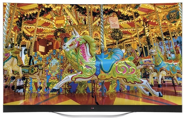 LG presenta su primera televisión OLED curva con resolución 4K
