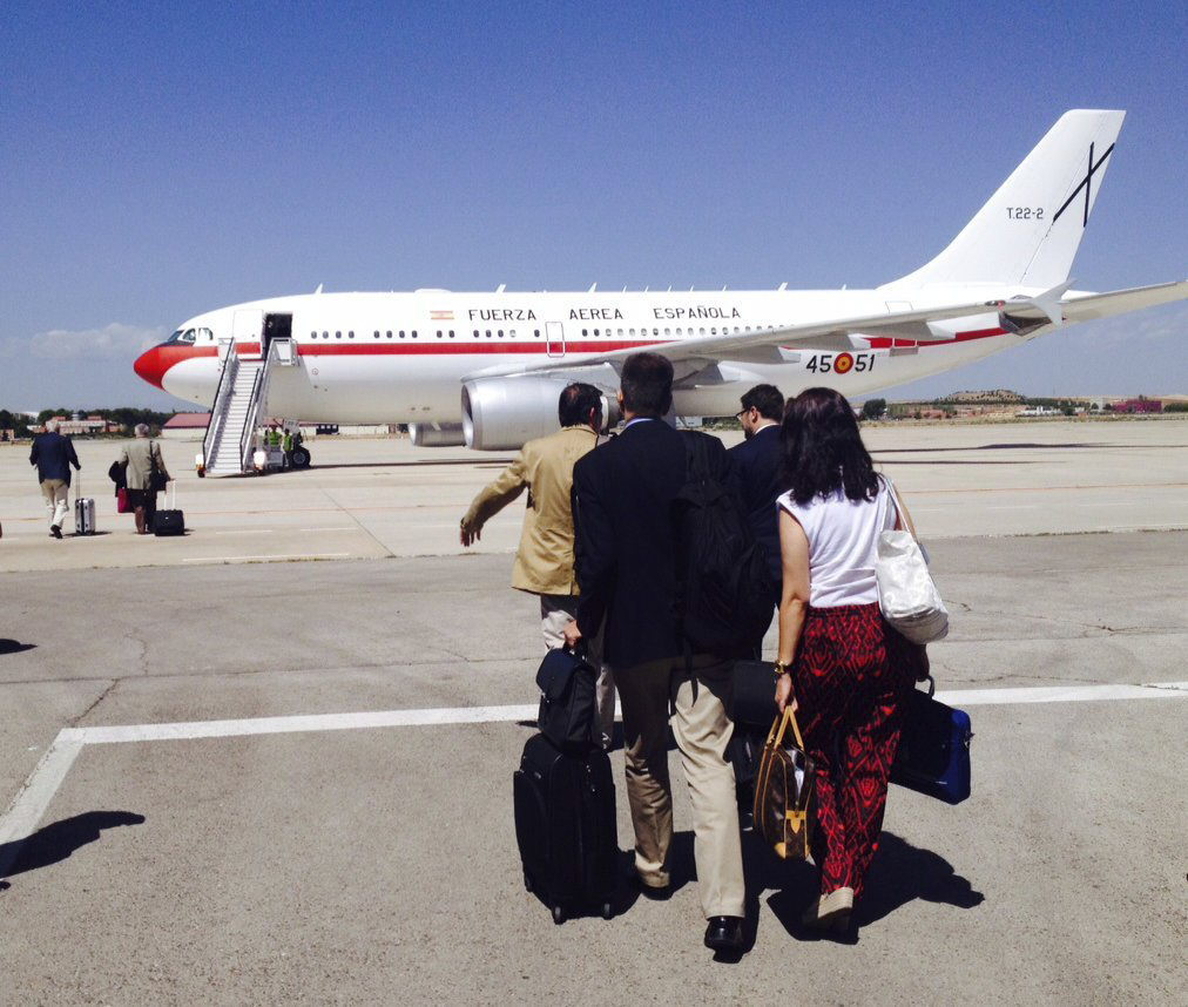 Margallo sufre la sexta avería de un avión oficial en menos de un año