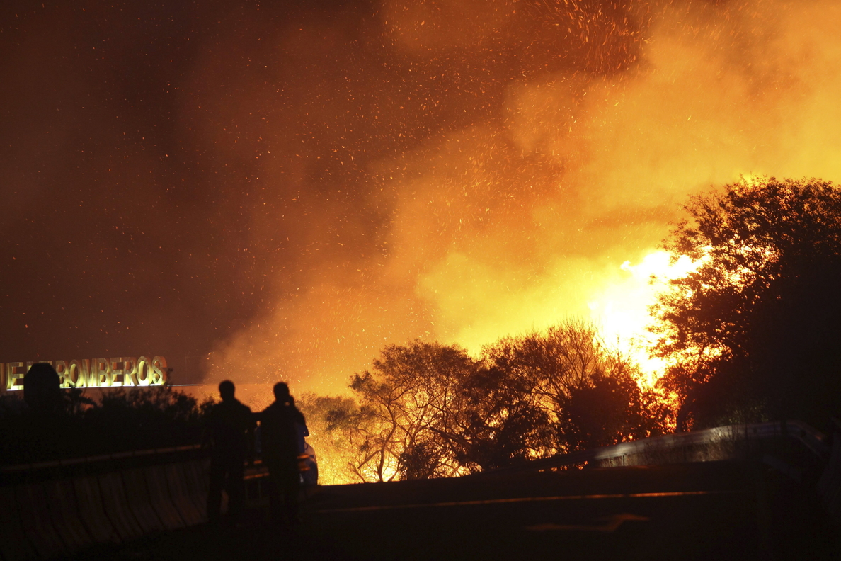 Estabilizado el incendio declarado anoche en San Roque (Cádiz)