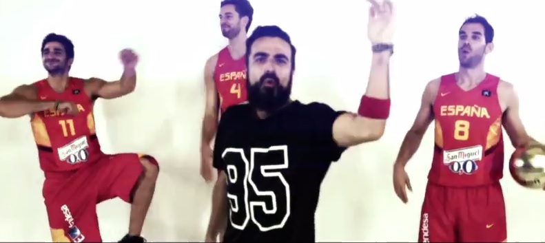 Las estrellas del Mundobasket, protagonistas en el videoclip »Sube la copa»