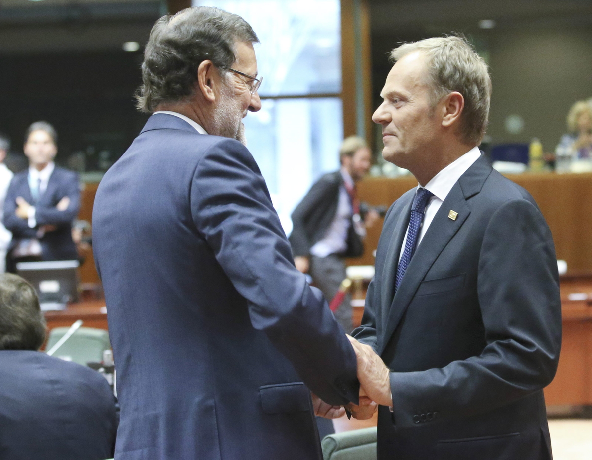Rajoy elogia a Tusk y ve lograda la estabilidad en las instituciones de la UE